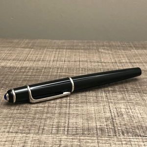Cartier Ballpoint Pen/Black composite, palladium-finish details